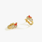 Children's Bow Earrings | 14K Solid Gold