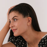 March Birth Flower Earrings | 18K Gold Vermeil