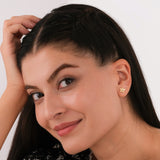 March Birth Flower Earrings | 18K Gold Vermeil