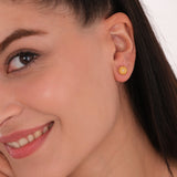 November Birth Flower Earrings | 18K Gold Vermeil