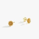 November Birth Flower Earrings | 18K Gold Vermeil