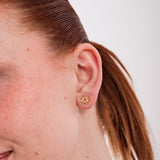 July Birth Flower Earrings | 18K Gold Vermeil