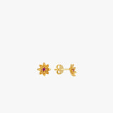 July Birth Flower Earrings | 18K Gold Vermeil