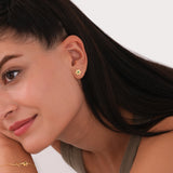 May Birth Flower Earrings | 18K Gold Vermeil