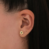 May Birth Flower Earrings | 18K Gold Vermeil