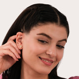 February Birth Flower Earrings | 18K Gold Vermeil