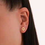 January Birth Flower Earrings | 18K Gold Vermeil