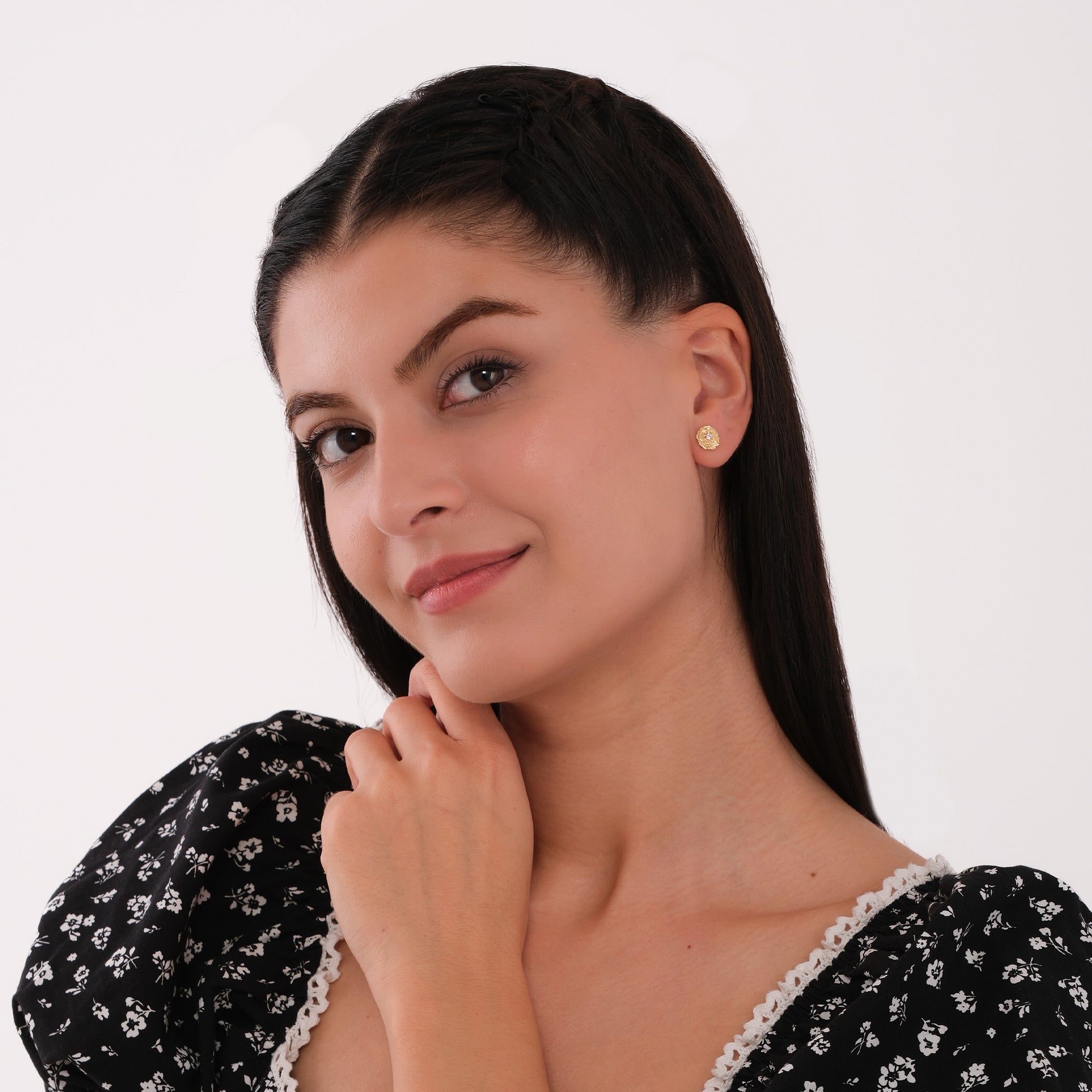 October Birth Flower Earrings | 18K Gold Vermeil
