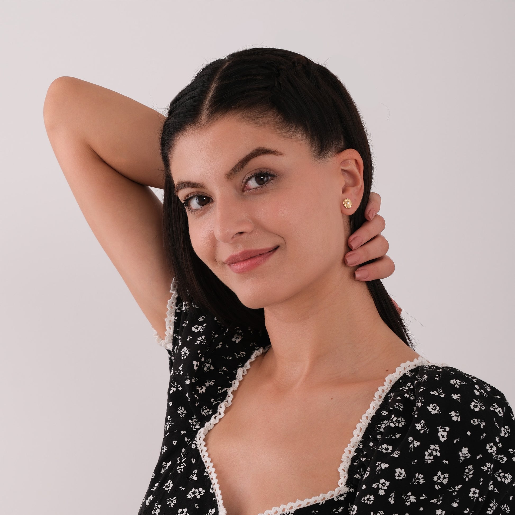 October Birth Flower Earrings | 18K Gold Vermeil