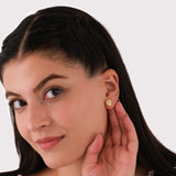 October Birth Flower Earrings | 18K Gold Vermeil