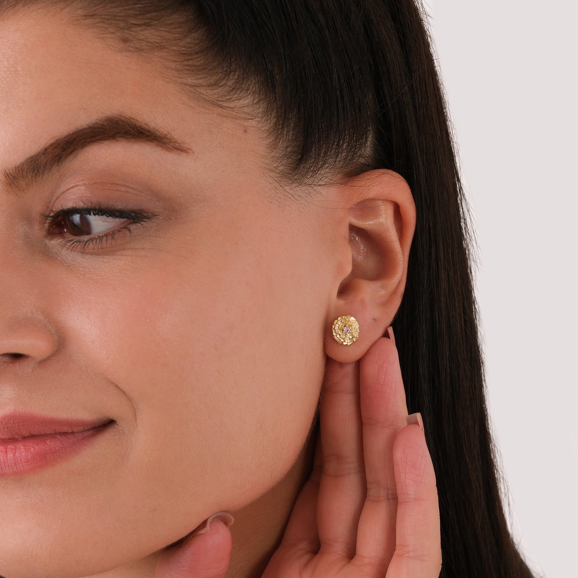 October Birth Flower Earrings | 18K Gold Vermeil