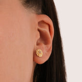 October Birth Flower Earrings | 18K Gold Vermeil