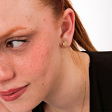 August Birth Flower Earrings | 18K Gold Vermeil