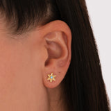 December Birth Flower Earrings | 18K Gold Vermeil