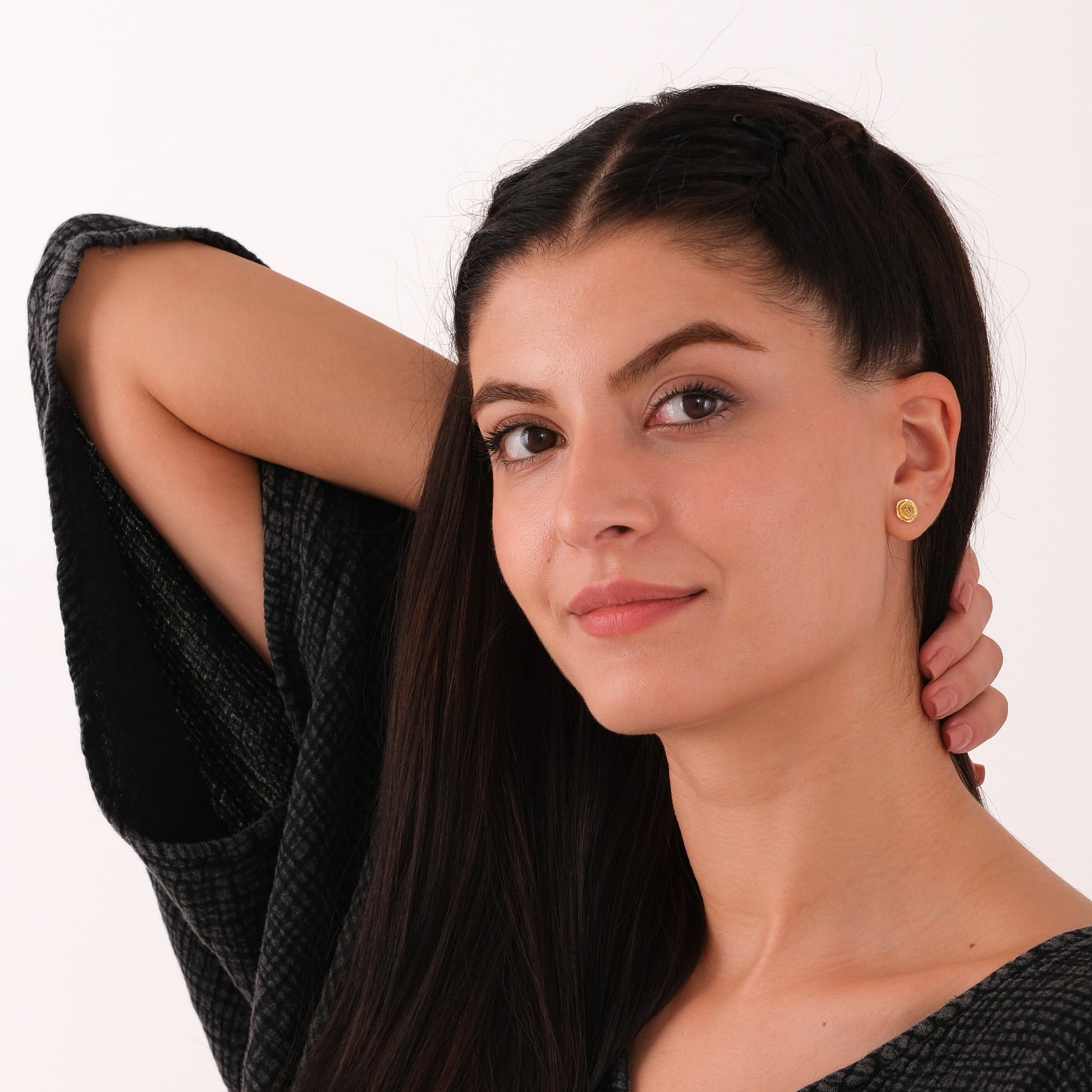 June Birth Flower Earrings | 18K Gold Vermeil