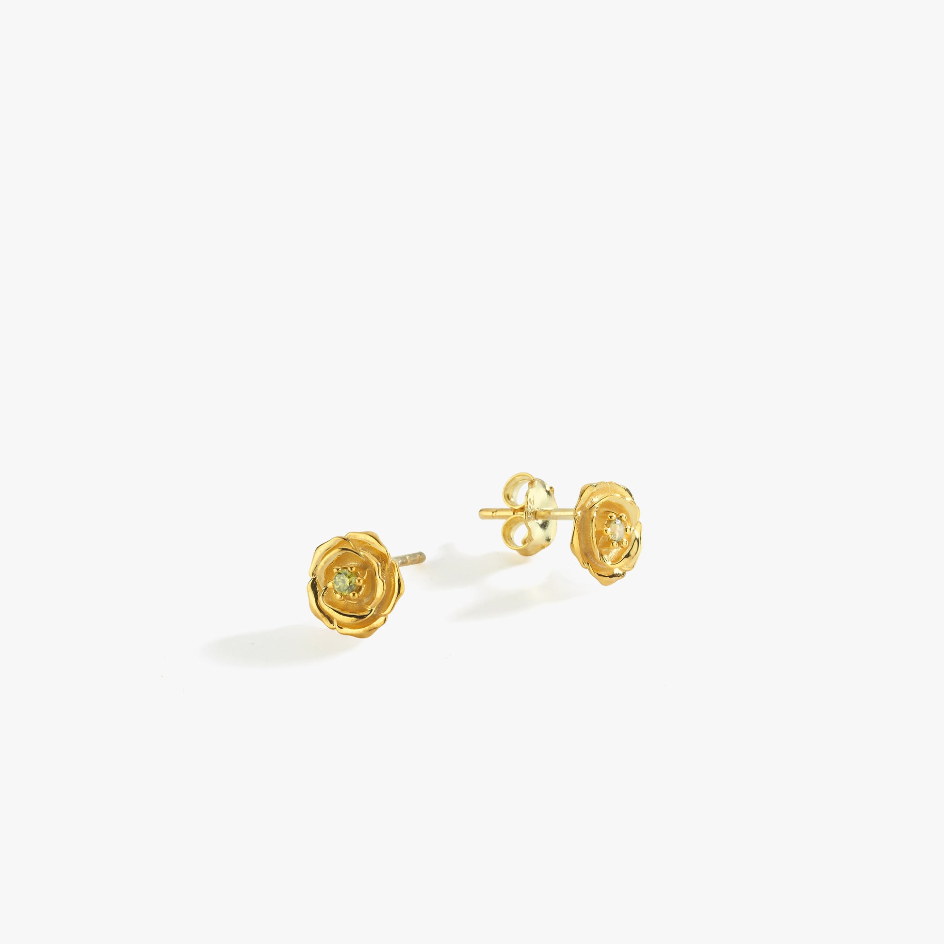 June Birth Flower Earrings | 18K Gold Vermeil