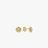 April Birth Flower Earrings | 18K Gold Vermeil