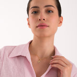 Dainty Cross Necklace | 14K Solid Gold