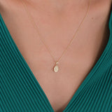 St. Jude Catholic Medal Necklace | 14K Solid Gold