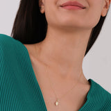 St. Elizabeth Catholic Medal Necklace | 14K Solid Gold