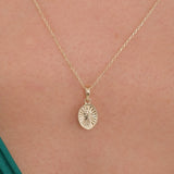 St. Jude Catholic Medal Necklace | 14K Solid Gold
