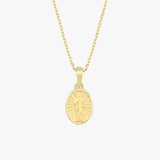 St. Jude Catholic Medal Necklace | 14K Solid Gold