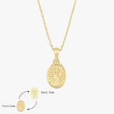 St. Jude Catholic Medal Necklace | 14K Solid Gold