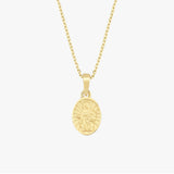 St. Elizabeth Catholic Medal Necklace | 14K Solid Gold