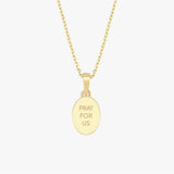 St. Elizabeth Catholic Medal Necklace | 14K Solid Gold