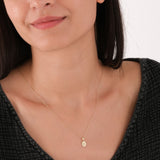 St. Cecilia Catholic Medal Necklace | 14K Solid Gold