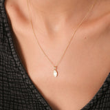 St. Cecilia Catholic Medal Necklace | 14K Solid Gold