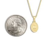 St. Monica Catholic Medal Necklace | 14K Solid Gold