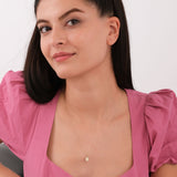 St. Catherine Catholic Medal Necklace | 14K Solid Gold