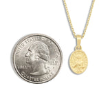 St. Joan of Arc Catholic Medal Necklace | 14K Solid Gold