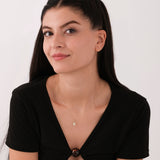 St. Clare Catholic Medal Necklace | 14K Solid Gold