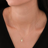 St. Clare Catholic Medal Necklace | 14K Solid Gold