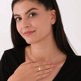 St. Catherine Catholic Medal Necklace | 14K Solid Gold