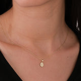 St. Catherine Catholic Medal Necklace | 14K Solid Gold