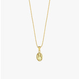 St. Monica Catholic Medal Necklace | 14K Solid Gold