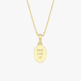 St. Maria Goretti Catholic Medal Necklace | 14K Solid Gold