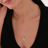 Miraculous Medal Necklace | 14K Solid Gold
