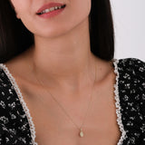 St. Hildegard Catholic Medal Necklace | 14K Solid Gold