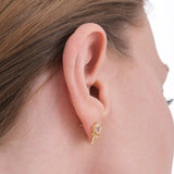 Dripping Heart Earrings | 18K Gold Vermeil