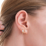 Dripping Heart Earrings | 18K Gold Vermeil