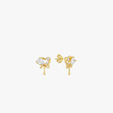 Dripping Heart Earrings | 18K Gold Vermeil