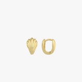 Women's Shell Earrings | 18K Gold Vermeil