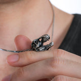 Dinosaur Skull Pendant | 925 Sterling Silver