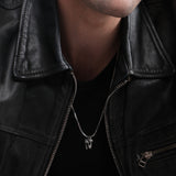 Dinosaur Skull Pendant Necklace | 925 Sterling Silver