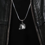 Horse Head Pendant Necklace | 925 Sterling Silver