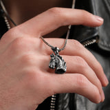 Horse Head Pendant Necklace | 925 Sterling Silver